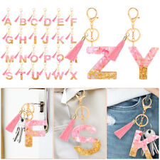 Dried Flower Letter Keychain