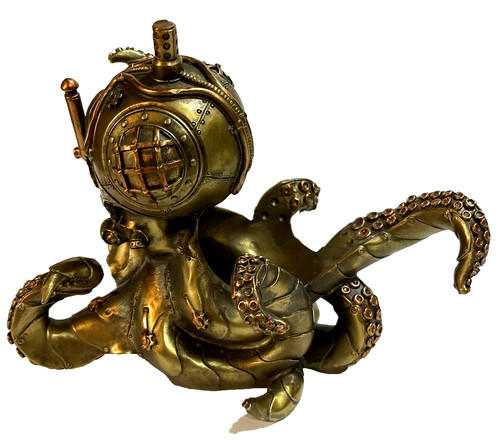 Octopus nautical wine - wine, bottle