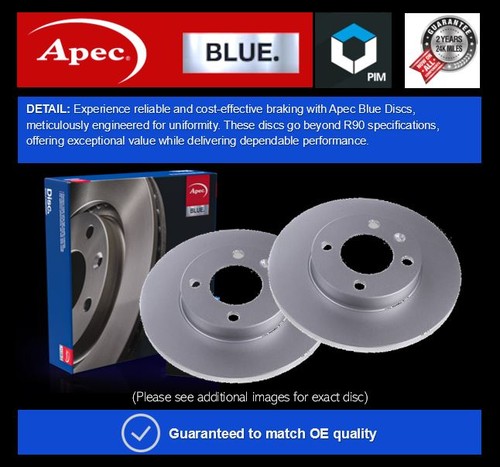 Brake discs pair - discs, solid
