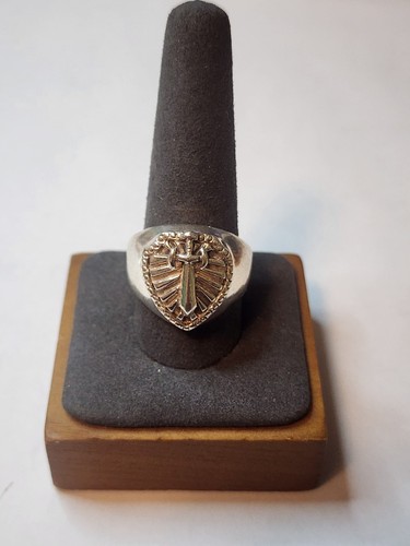 Sterling silver knight templar - silver,
