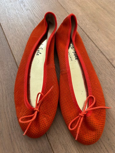 French sole orange suede india - sole,