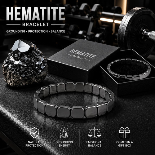 2026 hemios hematite bracelet - hematite,