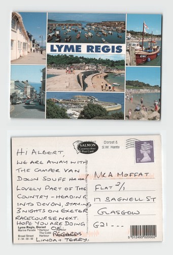 Postcard lyme regis - postcard,