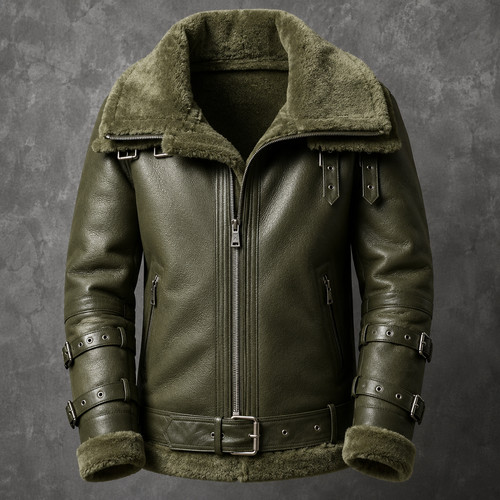 Men green bomber jacket - green,