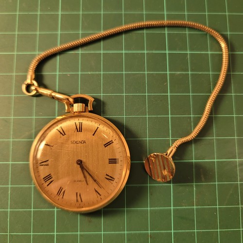 Sekonda gold coloured pocket - sekonda,