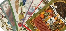 Various vintage tea towels - various,