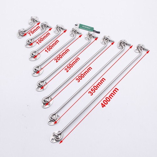 Stainless steel cabin hook and - steel,