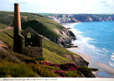 Postcard Wheal Coates Tin and