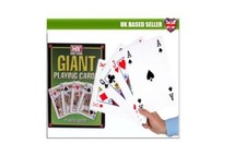 Extra Large Jumbo Plastic Playing Cards Pack of 52 Giant 37 x 26cm Outdoor Deck