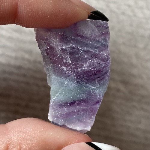 Rainbow fluorite crystal - -,