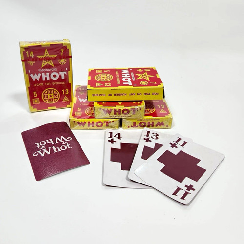 Waddingtons whot vintage card - waddingtons,
