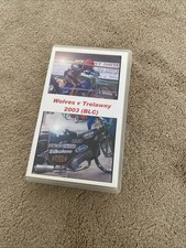 2003 WOLVERHAMPTON v TRELAWNY BRITISH LEAGUE CUP RARE ORIGINAL SPEEDWAY VIDEO