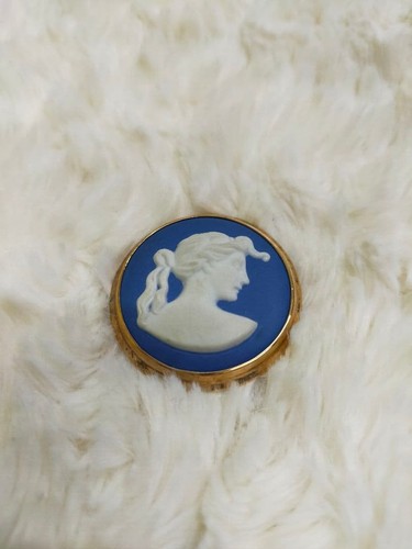 Wedgwood blue jasperware cameo - wedgwood,