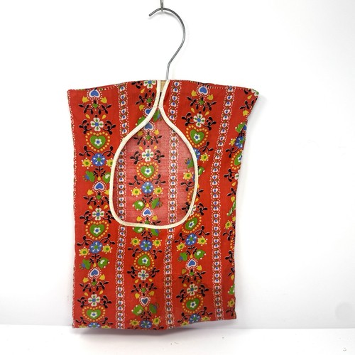 Vintage red floral - red, cotton