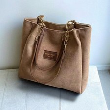 Marco Polo Beige Faux Suede