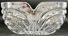 Large 8 1/2" Floral Etched