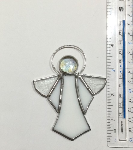 Stained glass angel - glass, angel.