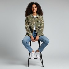 Topshop Camo Military Jacket