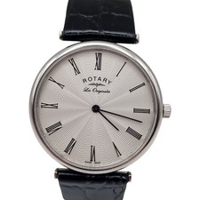 Rotary Les Originales Ultra Slim Swiss Made Men’s Watch Ref. 13386- New Battery