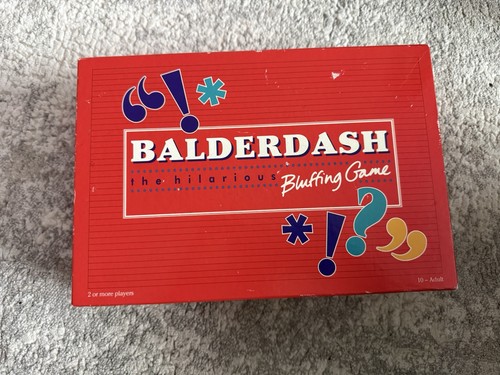 Balderdash bluffing game - balderdash:,
