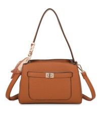 Woman Luxury Gold Turn Lock