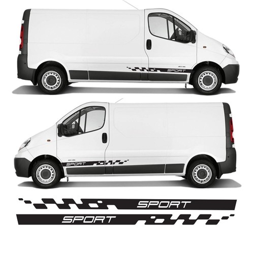 Sport side stripes decal - side,