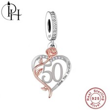 50th Birthday Charm 925