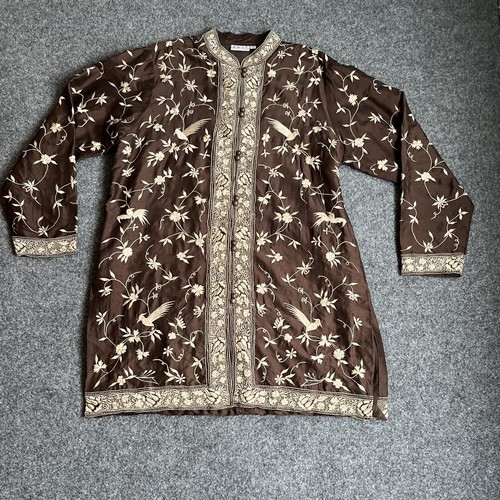 Vintage east brown - vintage, silk
