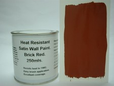1 x 250ml Satin Brick Red Heat