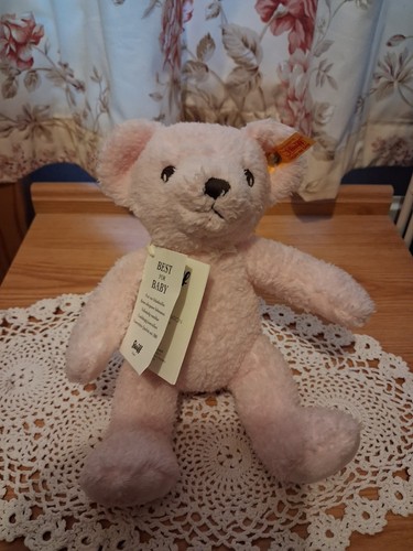Steiff baby bear pink 664717 - bear, pink.