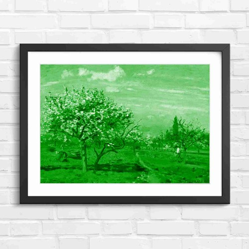 Blooming orchard trees - orchard,