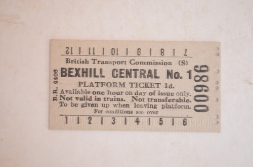 Railway platform ticket - railway,