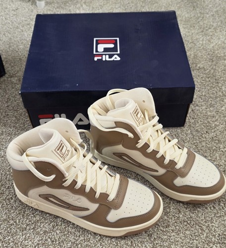 100 mid white - white/brown, fila