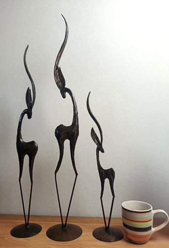 Stylized deer figures african - figures,