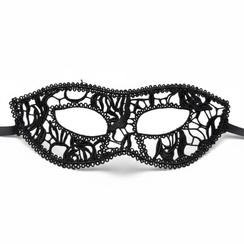 Elegant black lace - black, masquerade