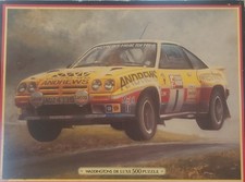 Waddingtons DeLuxe Rally Supercars 500  Puzzle Flying Manta Opel Russell Brookes
