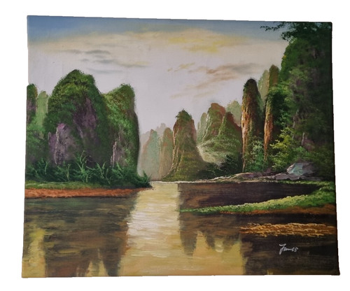 Medium large canvas landscape - large,