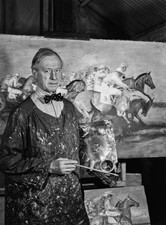 English painter Sir Alfred