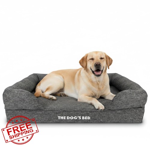 The dog bed grey linen - grey,