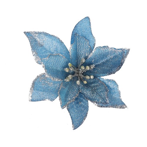 10x large poinsettia glitter - large,