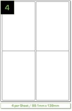 A4 SHEETS BLANK WHITE A4