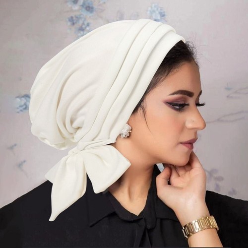 Ruffle turban chemo - turban, cap