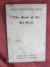RUDGE MOTORCYCLE BOOK
