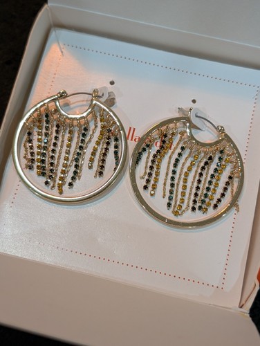 Stella and dot hoop diamonte - and,