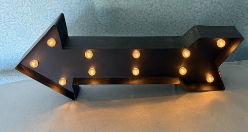 Metal illuminated marquee - illuminated,