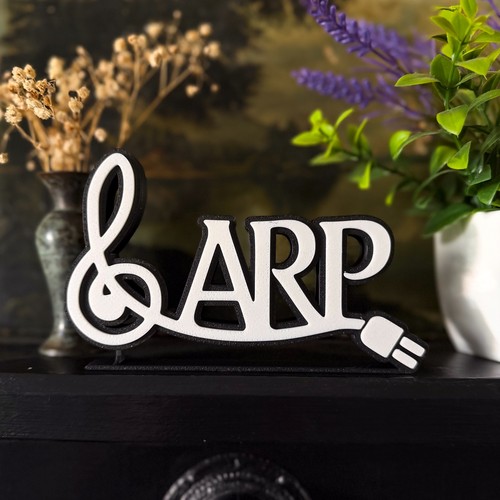 Arp synthesiser logo - -, display