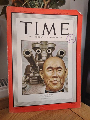 Time magazine february 1943 - magazine,