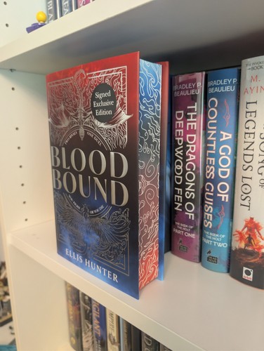 Waterstones signed blood - waterstones, signed:
