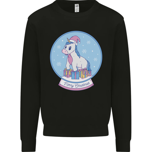 Christmas unicorn snow globe - christmas,