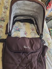 Silver Cross Wayfarer/ Pioneer Hood & Apron Set, Graphite & Silver, Faded